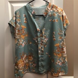 Shein XL floral Blouse